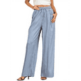 thumbnail image 1 of DOKOTOO Jeans for Women Wide Leg Jeans Drawstring High Waisted Loose Denim Pants Loose Denim Trousers Lightweight Jeans, 1 of 10