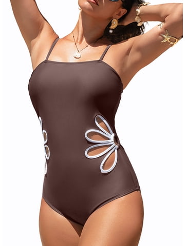 Swimsuits Sides Cut Out Stylish Women's Bathing Suits