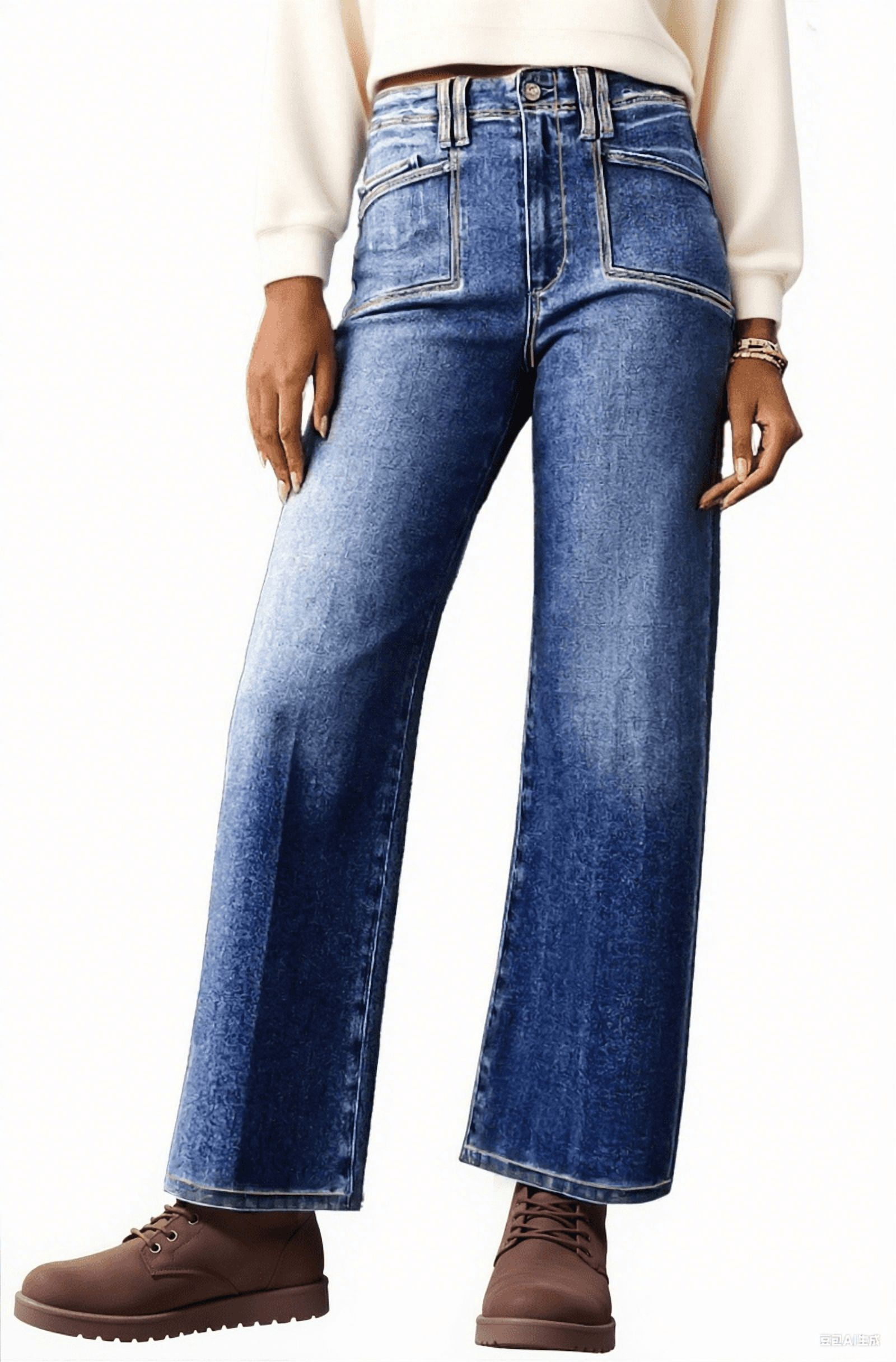 JOSHY WIDE LEG DENIM PANTS