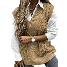 JDEFEG Men Cotton Sweater Vest Womens V Neck Knit Sweater JDEFEG Men Cotton Sweater Vest Womens V Neck Knit Sweater