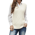 thumbnail image 1 of DOKOTOO Women's V Neck Vintage Sweater Vest Sleeveless Pullover for Fall, 1 of 11