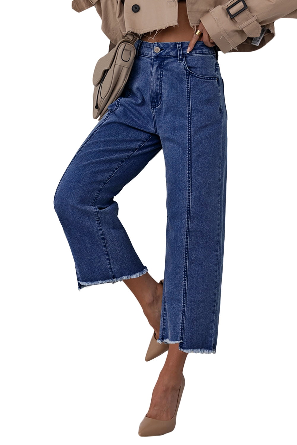 Levi's Women's Wedgie Straight-Leg Distressed Cropped Jeans Levi's Women's Wedgie Straight-Leg Distressed Cropped Jeans
