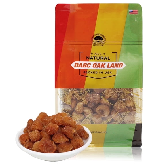 Natural Dried Longan Fruit 100% Fruit Meat,Thailand sun dried longan 8OZ