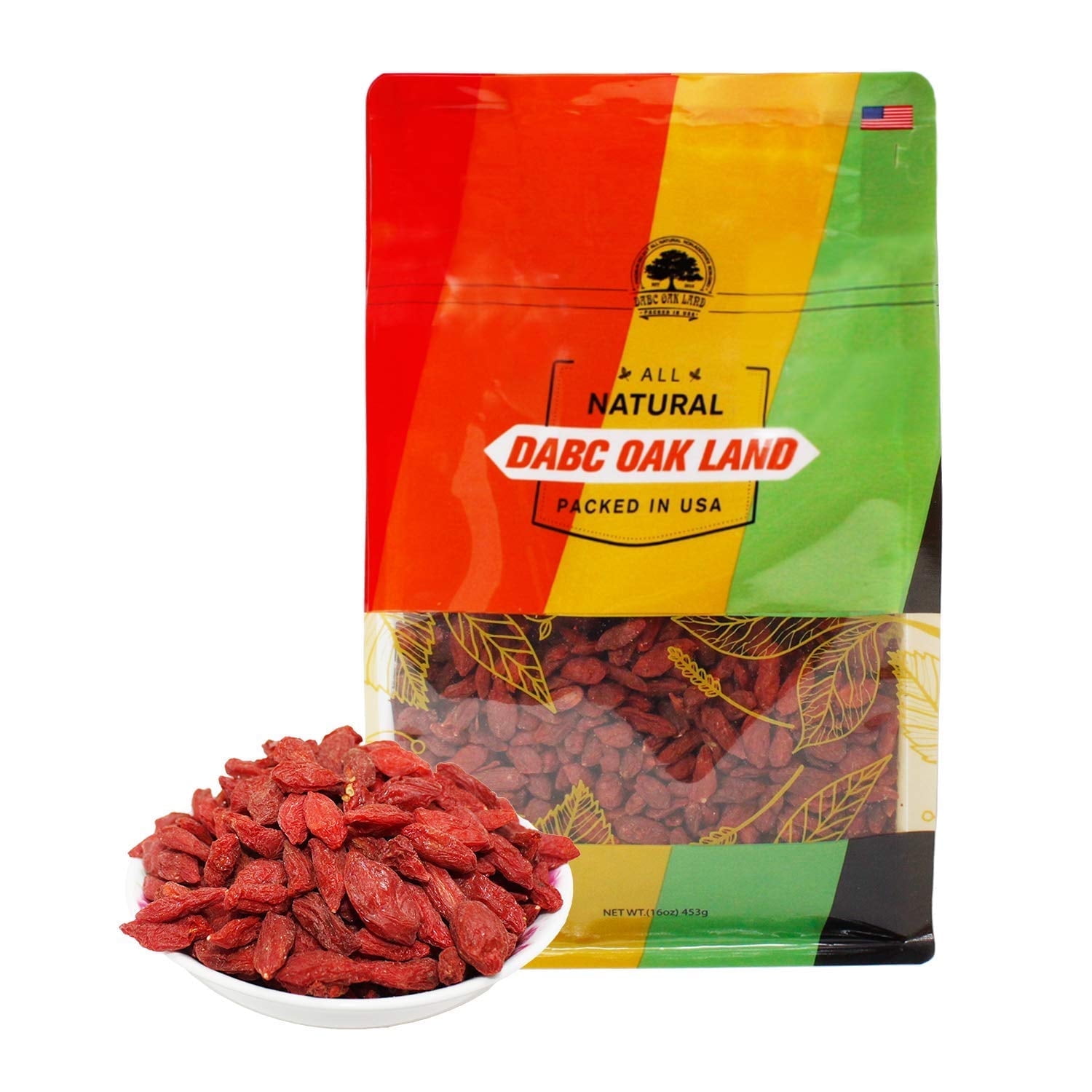 DOL Natural Dried Medlar/Goji Berries,100% fruit Meat Perfect for Baking, Teas, Trail Mixes and More Sun Dried 曬乾,紅枸杞 16OZ=453g