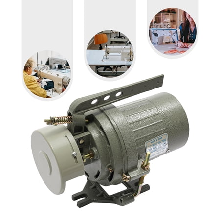 DOL12HS Industrial Sewing Motor – Dust-Proof Protective Cover, On/Off Switch, Wide Compatibility – 4.8/2.4A AMP for Continuous Sewing Workshops