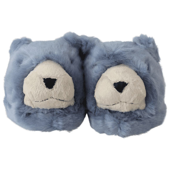 DOLCE & GABBANA Blue Teddy Bear Slippers Sandals Shoes Size: EU44/US11