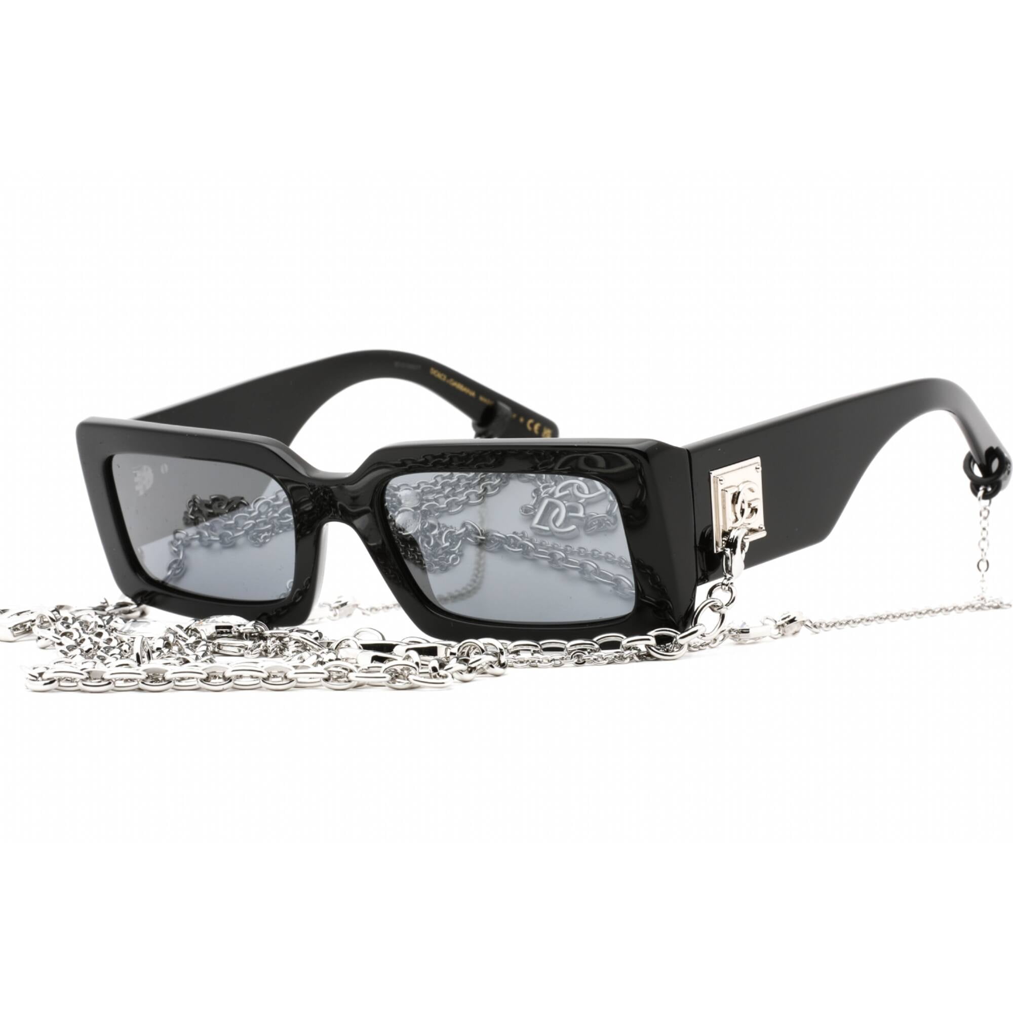 DOLCE & GABBANA DG4416 501 6G Black Grey Mirror Black 53 mm  display picture 2