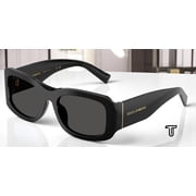DOLCE & GABBANA DG4503 501 87 Black Dark Grey 57 mm Mens Sunglasses