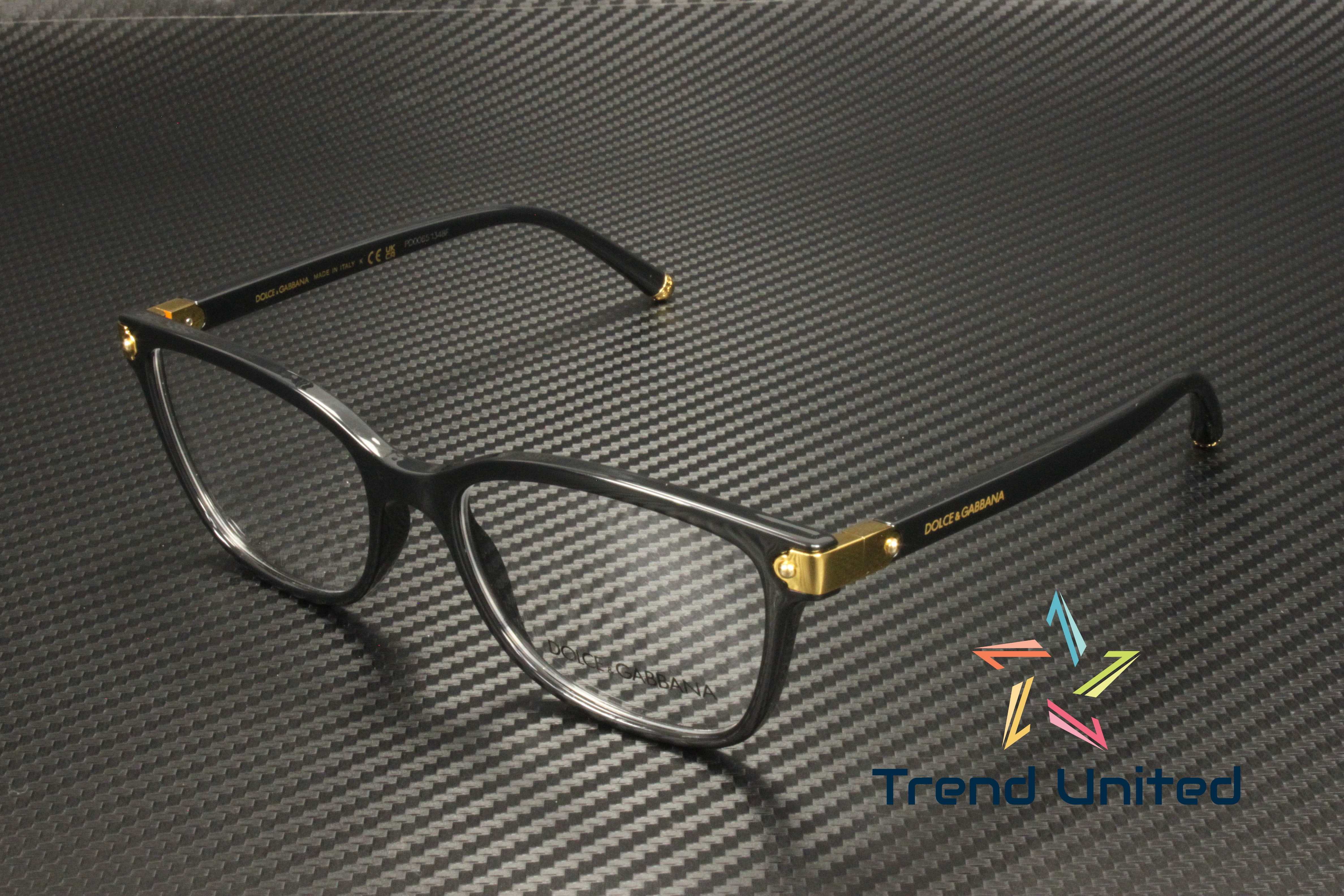 New Dolce & Gabbana DG 5036 501 Black Plastic Butterfly Eyeglasses 53mm 0DG5036__501__P21__shad__lt.  main image 2