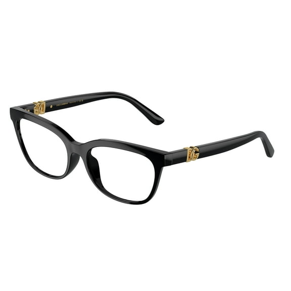 DOLCE & GABBANA DG5106U 501 Black Demo Lens 54 mm Women's Eyeglasses