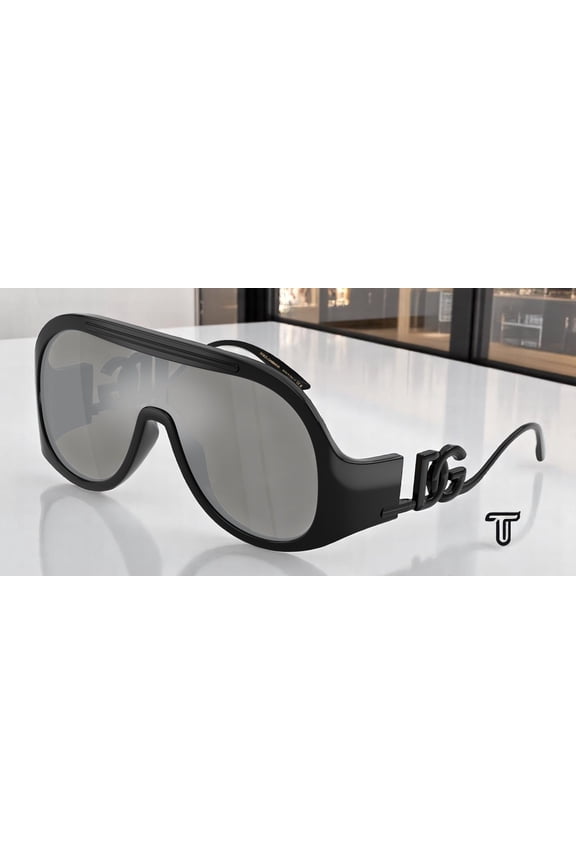 DG6202 501 6G Black Lt Grey Mirr Silver 28 mm Women's Sunglasses