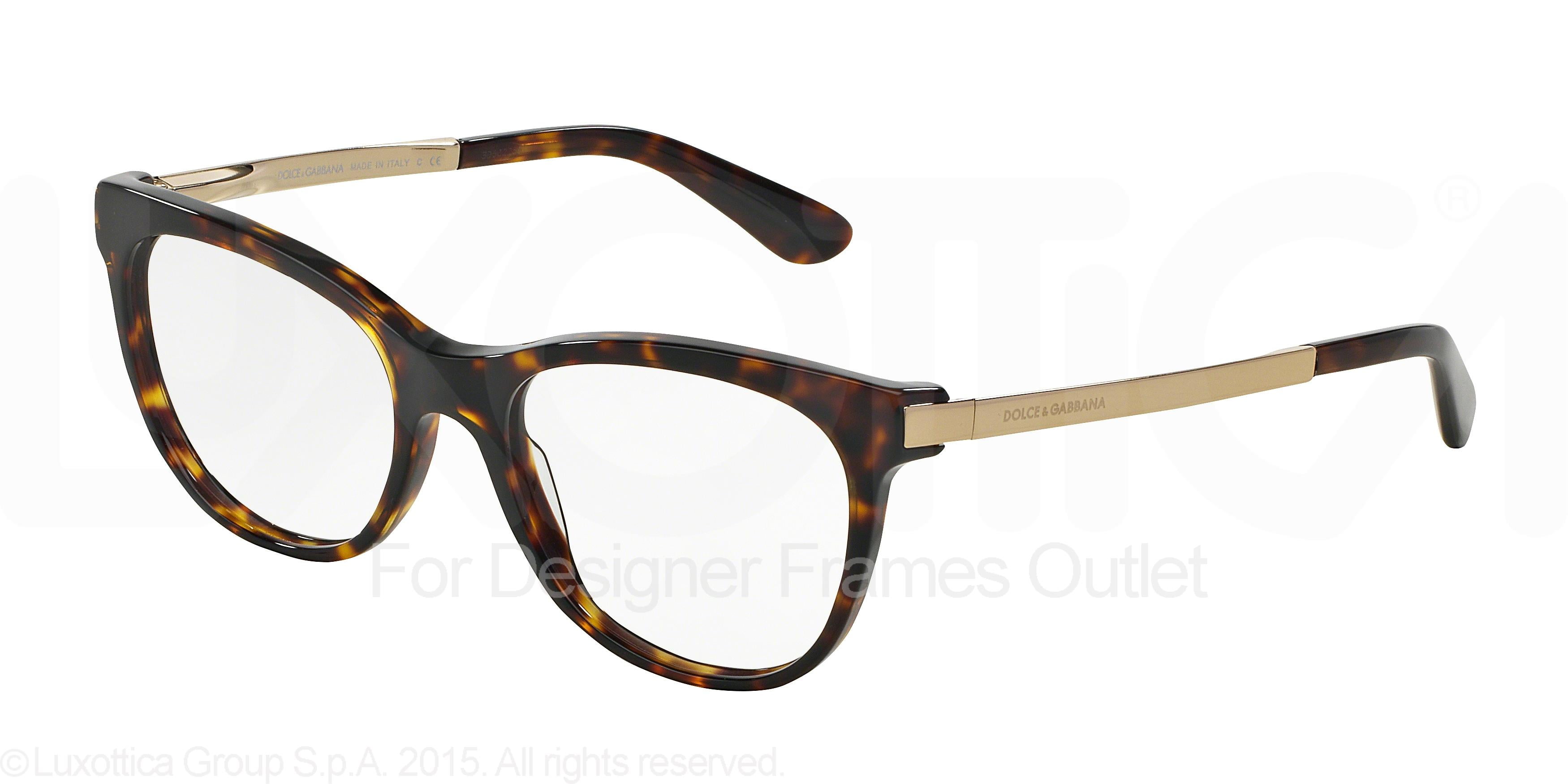 DOLCE GABBANA Eyeglasses DG 3234F 502 Dark Havana 54MM Walmart