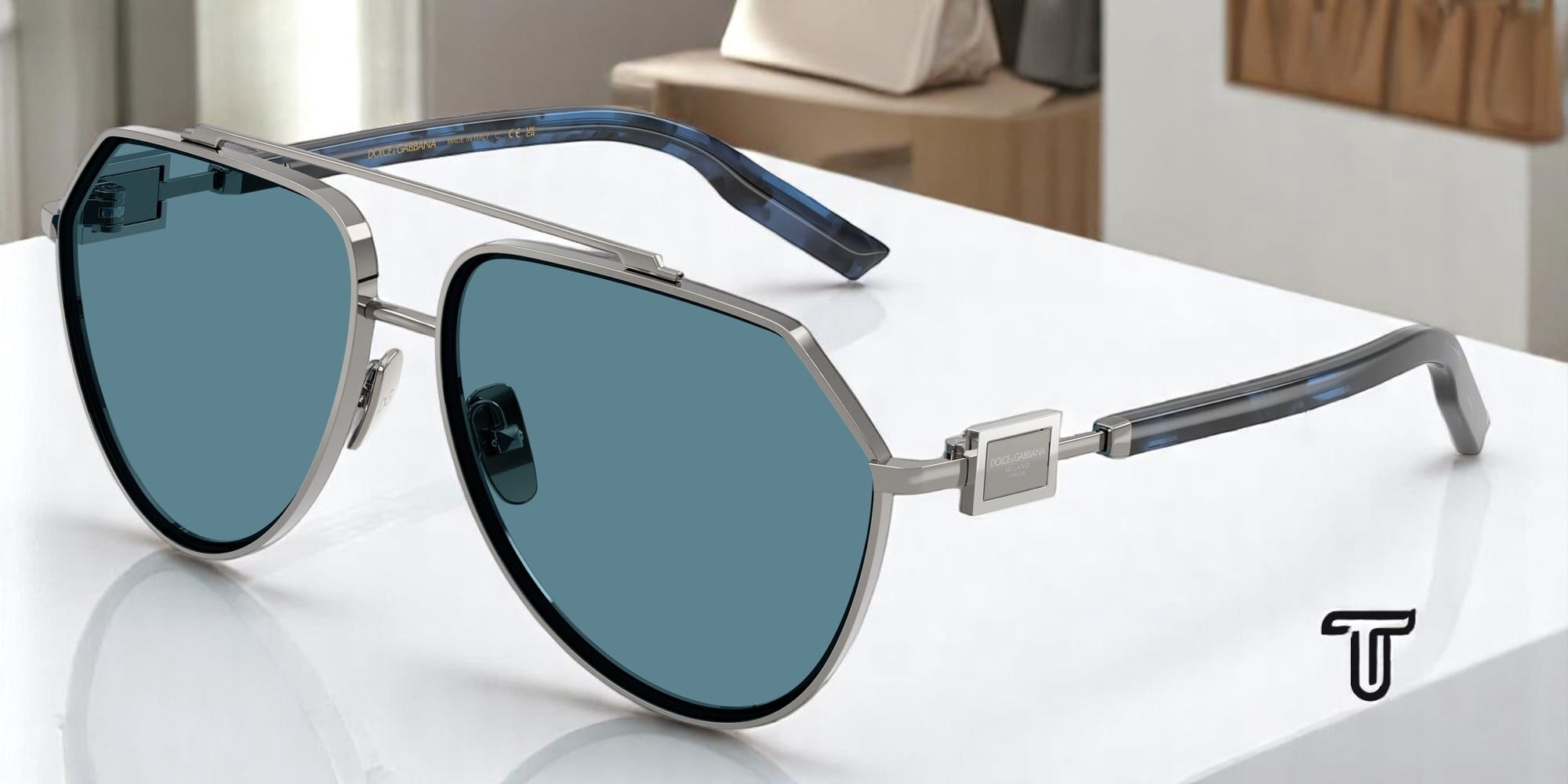 DOLCE N GABBANA DG2315 04 80 Gunmetal Grey 62 mm Men's Sunglasses