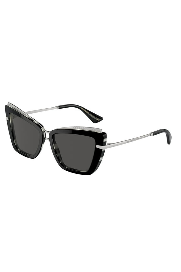 DG4472 337287 Black On Zebra Dark Grey 54 mm Women's Sunglasses