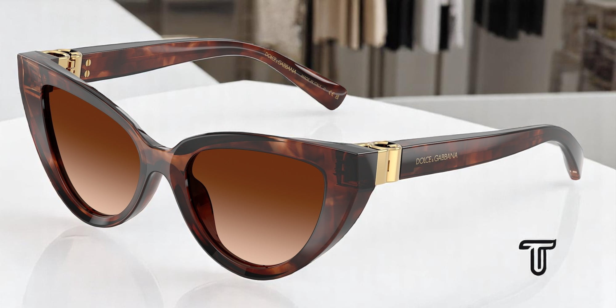 Dolce & Gabbana 52mm Brown Sunglasses! New! Dolce & Gabbana D&G DG4371 502/13 Sunglasses Women main image 3