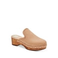 thumbnail image 1 of DOLCE VITA Womens Brown 1-1/2" Platform Studded Comfort Closen Round Toe Block Heel Slip On Leather Clogs Shoes 7.5, 1 of 4