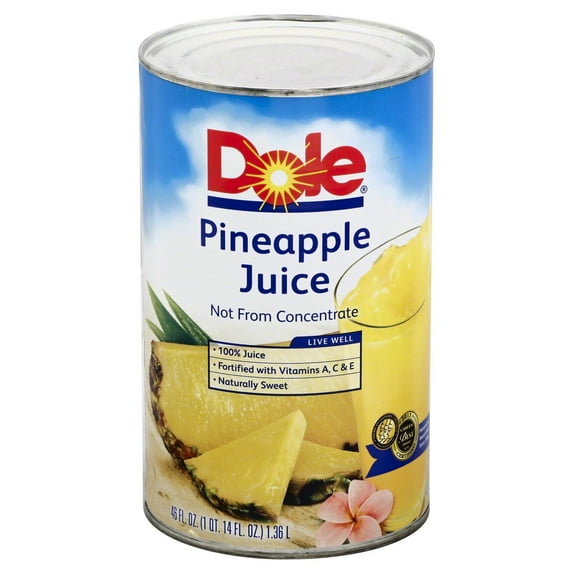 DOLE - PINEAPPLE JUICE - 12x1.36LT Cans