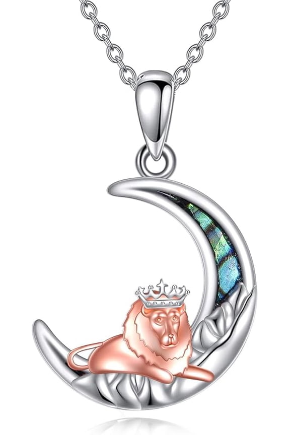 Cat/Lion/Frog Necklaces Sterling Silver Animal Pendant Necklace Jewelry Gifts for Women