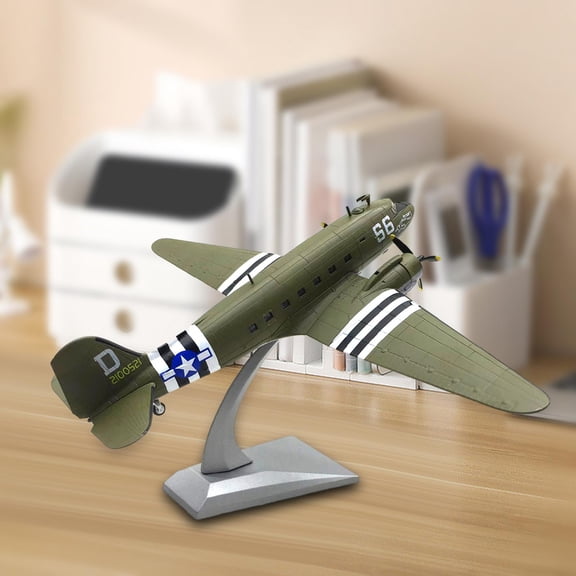 DOLITY 1/100 Alloy Aircraft Diecast Model with Display Base Souvenir Ornament Miniature A
