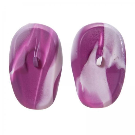 DOLITY 2X 2Pcs Silicone Ear Cover Protector Soft Hair Dyeing Earmuffs for DIY Home Use