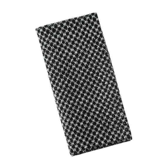DOLITY 2X Japanese Washcloth Exfoliating Back Scrubber Towel Washed Bath Towel Adult Black Grid