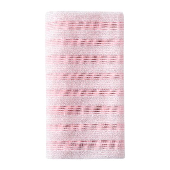 DOLITY 2X Japanese Washcloth Exfoliating Back Scrubber Towel Washed Bath Towel Adult Pink