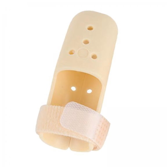 DOLITY 2x Finger Brace Recovery Mallet 60 to 65mm Finger , Skin Color, 3 Pcs