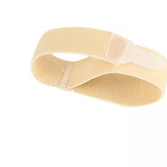 DOLITY 2xHammer Cushioned Bandages Reusable Toe Separator for , Beige, 2 Pcs