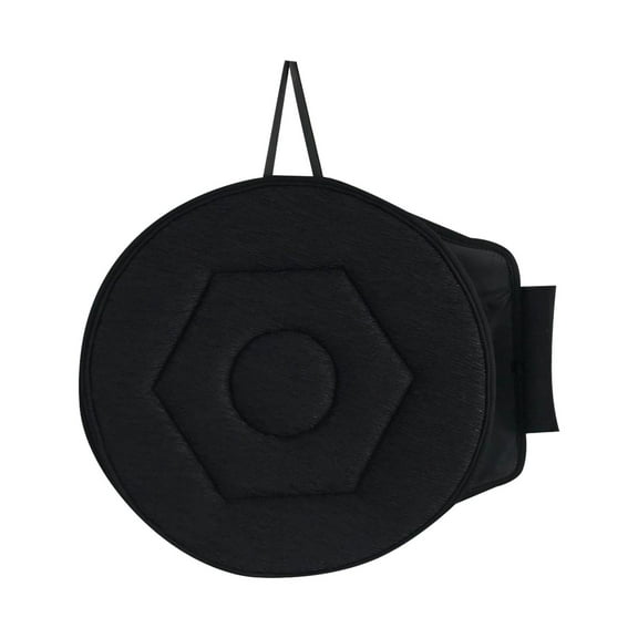 DOLITY 360 Degree Rotating Seat Cushion Anti Slip Chair Pad for Elderly Home Travel Black