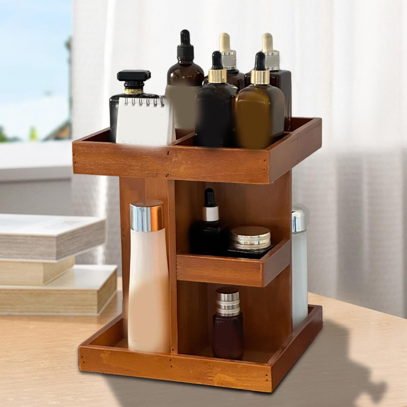DOLITY 360 Rotating Makeup Organizer Cosmetic Rack for Vanity ...
