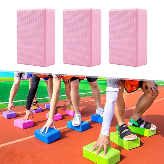 DOLITY 3x Stepping Stone Ages 5 6 7 8 Years and Up Promoting Coordination Yoga Blocks pink