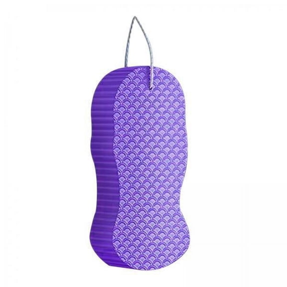 DOLITY 5xBrush Sponge SPA Exfoliating Bathing Accessories Reusable Violet 5 Pcs