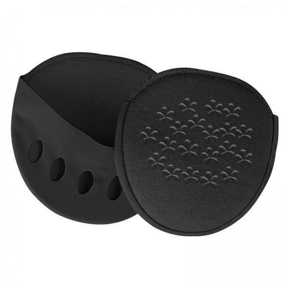 DOLITY 5xfive toe Forefoot Pads Breathable Invisible Socks Metatarsal Pads Foot Pads Black