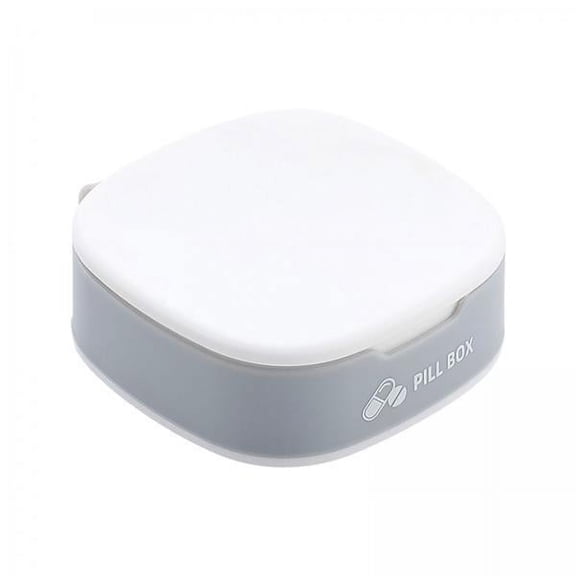 DOLITY 6xPortable Box Sunshine Resistant Clean Small for Storage gray white 6 Pcs