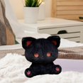 thumbnail image 1 of DOLITY Animal Stuffed Decoration Throw Animal Doll for Family black and red, 1 of 8