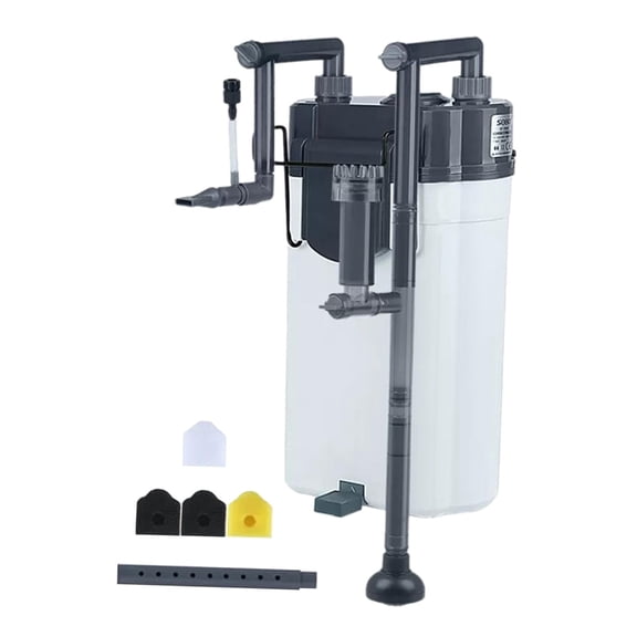 DOLITY Aquarium Filter Quiet Submersible Tank Internal Filter for Aquatic Pets 19cmx12cmx30cm