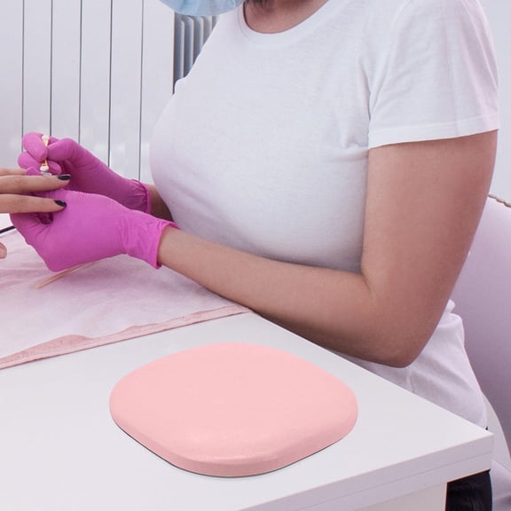 DOLITY Arm Rest for Nails Non Slip Comfortable Salons Home DIY Elbow Rest Pink