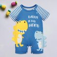 DOLITY Baby Short Sleeve Rompers Cartoon Summer Baby Shower Gifts Round