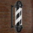 thumbnail image 1 of DOLITY Barber Pole Classic Hair Salon Open Sign for Outside Barbershop Beauty Salon 60cmx23cmx30cm, 1 of 8