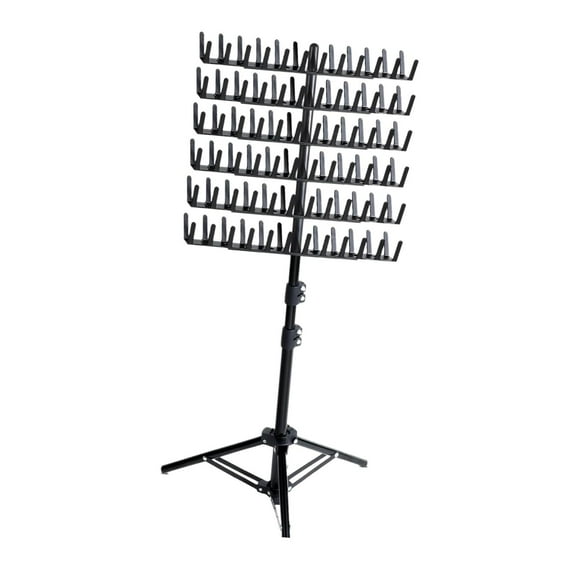 DOLITY Braiding Hair Rack 144 Pegs Display Stand for Braiding for Stylists Braiders black