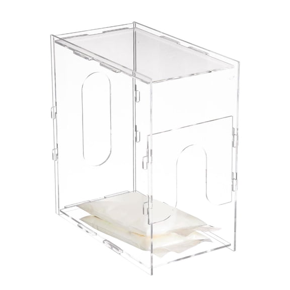DOLITY Breast Milk Bag Organizer Clear Bin Chill Breastmilk Storage Box for Freezer