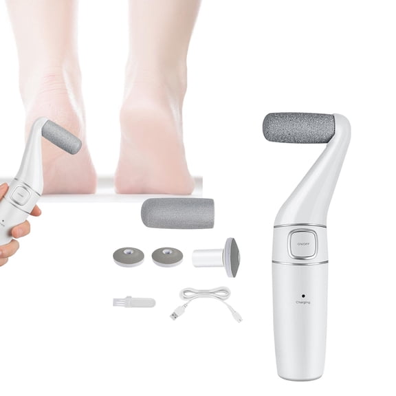 DOLITY Callus Remover for Feet 2 in 1 Manicure Scrubber for Hard Cracked Skin Salon
