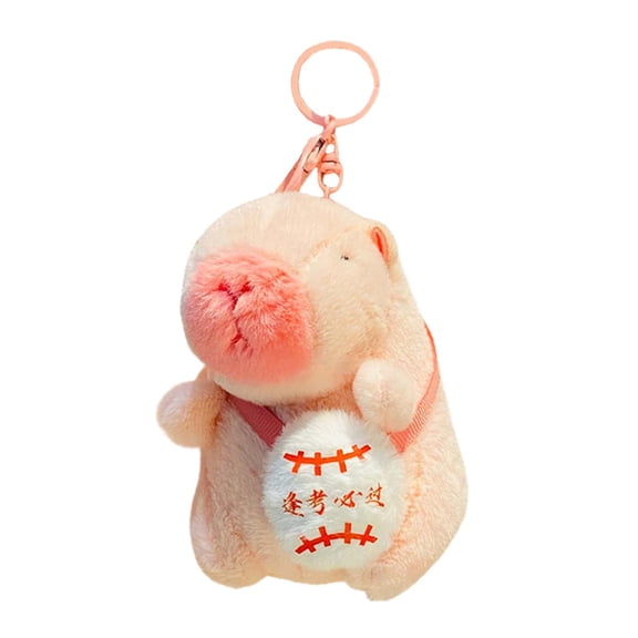 DOLITY Capybara Plush Keychain Stuffed Animals Ornament Soft Cute Capybara Keychain for Must pass every exam