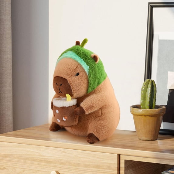 DOLITY Capybara Plush Toys Home Decor Soft Comfortable Capybara Stuffed Toy for Kids Avocados