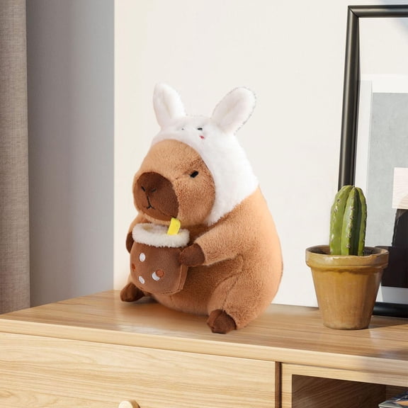 DOLITY Capybara Plush Toys Home Decor Soft Comfortable Capybara Stuffed Toy for Kids Rabbit