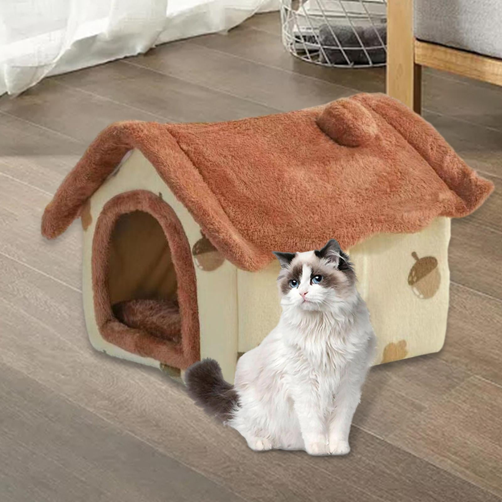 DOLITY Cat Bed Cave for Indoor, Cozy Bed Cave for Kittens,Cat House