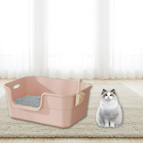 DOLITY Cat Extra Large Easy Carry Bedpan Kitten Toilet Portable Kitty Litter