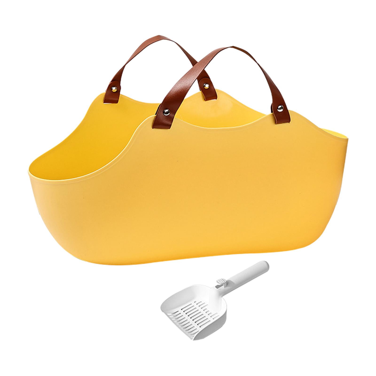 DOLITY Cat Litter Boxes Kitten Litter Pan Bag Shape Litter Tray for