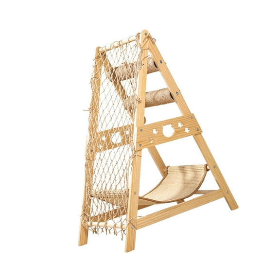DOLITY Cat Tree Bed Rest Hut Grind Claws Activity Center Playground C