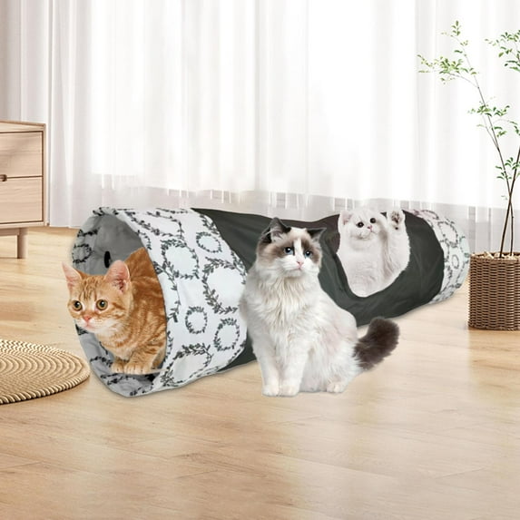 DOLITY Cat Tunnel Toy Foldable Tube Rug Sleeping Play s for Kitten Rabbits Oxford Cloth